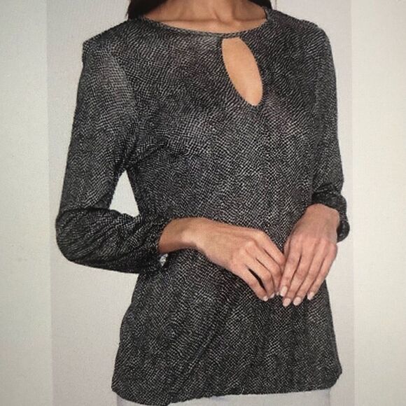 Michael Kors jersey with key hole neckline. M - Picture 7 of 8